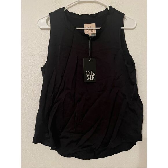 Chaser Sleeveless Tank Top in Black NEW NWT - Picture 1 of 5